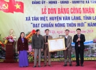 Xã Tân Việt, xã Gia Lộc đón bằng công nhận xã đạt chuẩn nông thôn mới