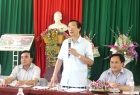 Chủ tịch UBND tỉnh làm việc tại huyện Lộc Bình