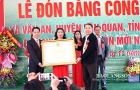 Lãnh đạo UBND tỉnh dự lễ đón bằng công nhận đạt chuẩn nông thôn mới tại xã Văn An