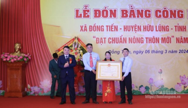 Xã Bảo Lâm đón bằng công nhận đạt chuẩn nông thôn mới